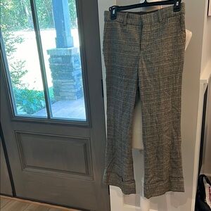 Women’s wool cropped pants 
Brand:pink tartan
